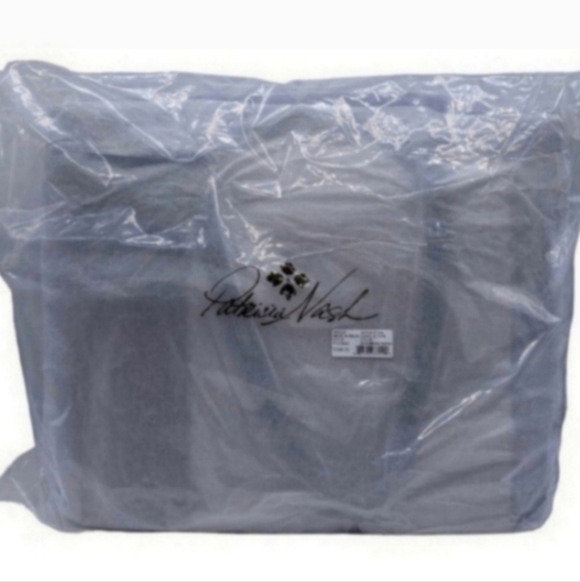 PATRICIA NASH Shoulder Bag Leather Braden Tote Colorblock Black Brown Red Orange - Picture 6 of 12